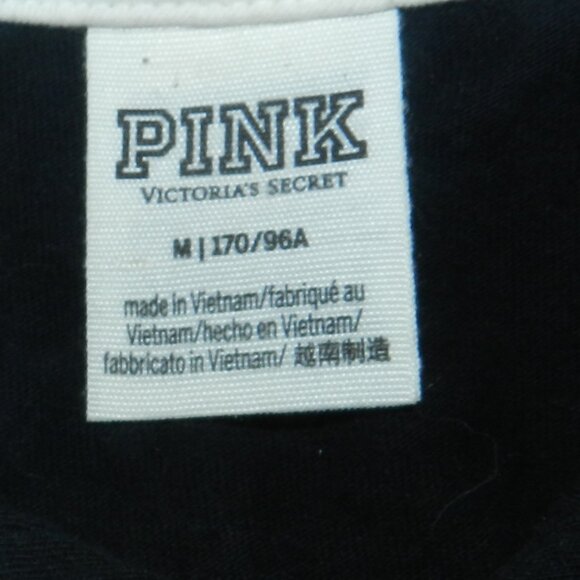 PINK Victoria's Secret Collared Long Sleeve Polo Shirt  Women's M 🆕⌚📦🏃💨🚚 - Picture 9 of 16